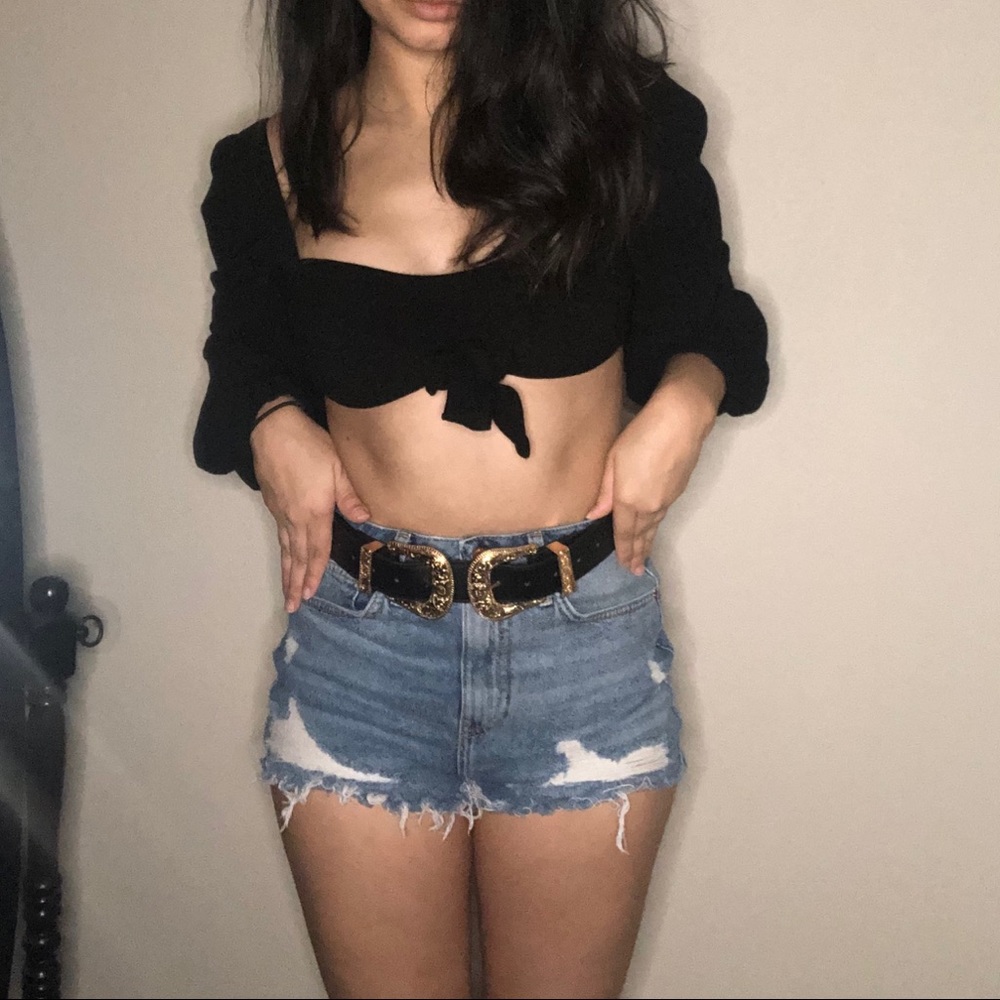 Gold Western Double Buckle Belt✨